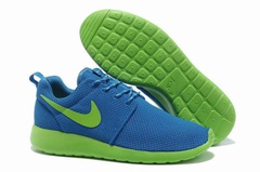 Nike Roshe Run Material Blue Green