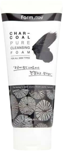 Farmstay Foam Пенка очищающая с древесным углем Farmstay Charcoal Pure Cleansing Foam