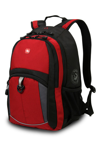 Рюкзак WENGER, цвет красный/чёрный, 22 л., 45х33х15 см., 2 отделения (3191201408)