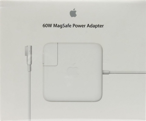 Оригинальный Адаптер питания Apple MagSafe  60 Вт (для MacBook и 13-дюймового MacBook Pro) / MC461LL