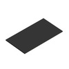 Cezares CADRO-80-MENS-NERO Вставка в дно металлического каркаса под раковину, Nero, 757x417