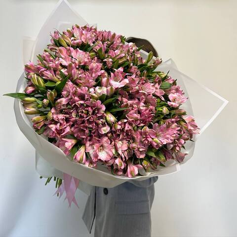 Букет из 51 шт альстромерии