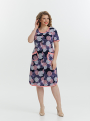 4728 Халат на пуговицах