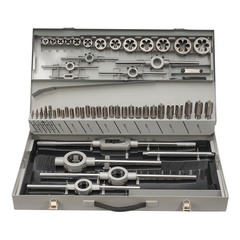 Набор метчиков и плашек M3 -M24 HSS-G 64пр H-Tools 08331050 (З)