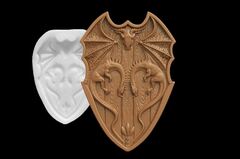 Силиконовый молд Щит Дракона