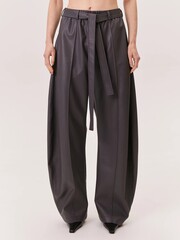 Брюки MAGIC FLOWERS темно-серого цвета