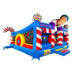 Коммерческий надувной батут «Мороженое 2» 5*5*3.5 м