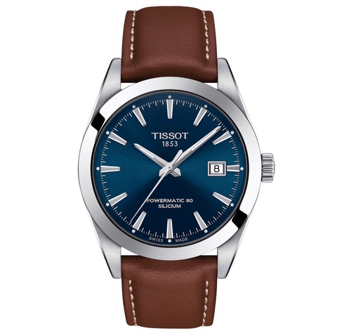 Наручные механические часы Tissot Gentleman Powermatic 80 Silicium T127.407.16.041.00