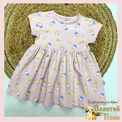 Платье хлопок д (2-6) 260205-LP628
