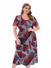 1351В Халат на пуговицах