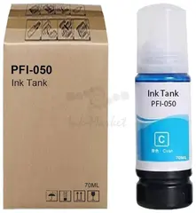 Картридж струйный Canon PFI-050C 5699C001 голубой (70мл) для Canon imagePROGRAF TC-20M