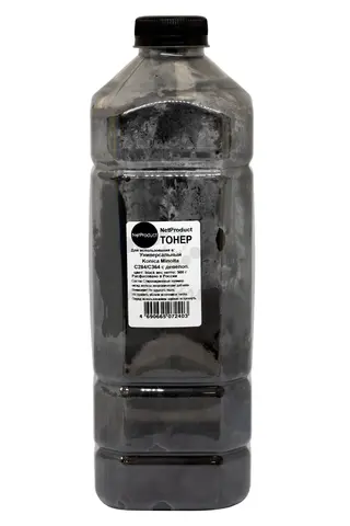 Тонер NetProduct Универсальный для Konica Minolta C284/C364 с девелоп., K, 500 г, канистра