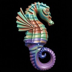 Силиконовый молд № 340 Морской конек правый