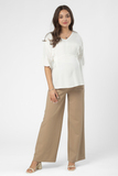 Брюки для беременных 14633 бежевый