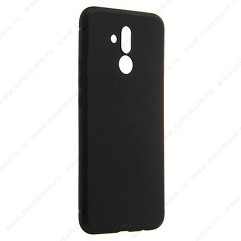 Накладка силиконовая Soft Touch ультра-тонкая для Huawei Mate 20 Lite черный