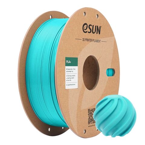 Пластик для 3D-печати eSUN PLA-Silk, 1,75 мм, 1 кг, аква, PLA-SK175O-AQ1Y1