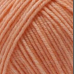 Пряжа "Кроха", 20%шерсть, 80%акрил, 50гр, 135м, розовый персик