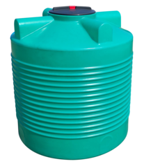 Емкость Ц1200 Хромов 1200 л. вертикальный (1200x1200x1330см;зеленый) - арт.560964
