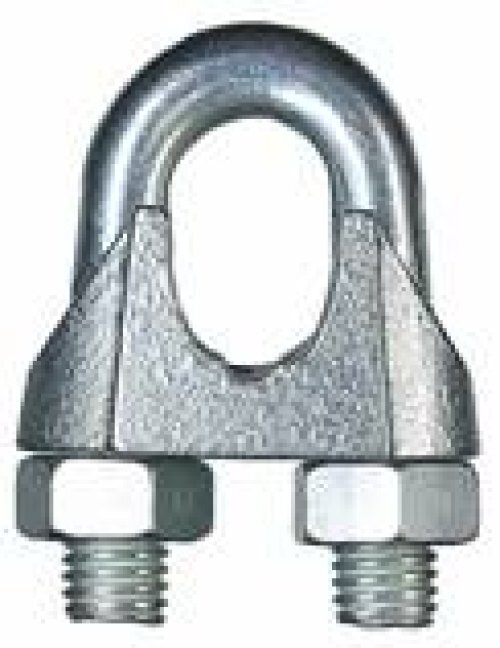 Зажим D-30 мм для стальных канатов DIN 741