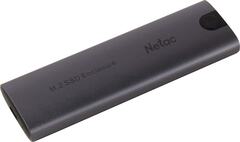 Внешний бокс Netac WH51 для  подключения SSD M2/NVMe USB-С Aluminum