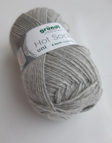 Пряжа для носков Gruendl Hot Socks Uni 50 (02)