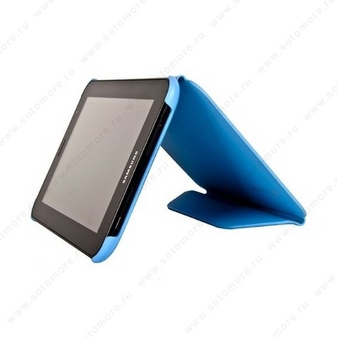 Чехол-книжка Book Cover для Samsung Galaxy Tab 7.0 Plus P6200 голубой