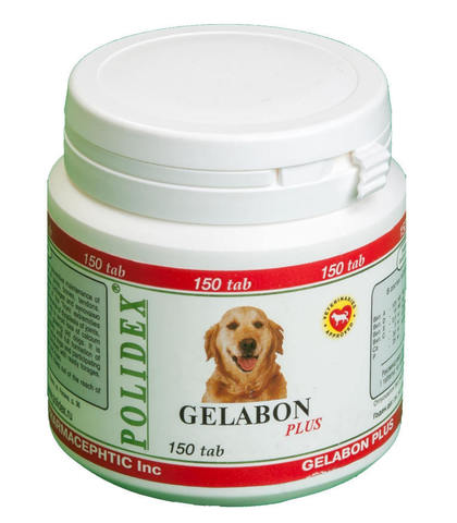 Polidex Гелабон плюс витамины для собак 150 таблеток