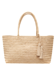 Сумка-тоут TOSCANA NEW L соломенного цвета