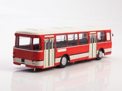 LiAZ-677E red-white Modimio Our Buses #36