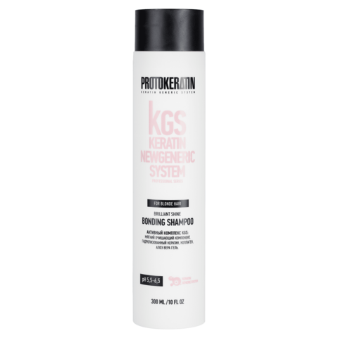 Шампунь-бондинг для блондированных волос BRILLIANT SHINE BONDING SHAMPOO PROTOKERATIN 300 мл