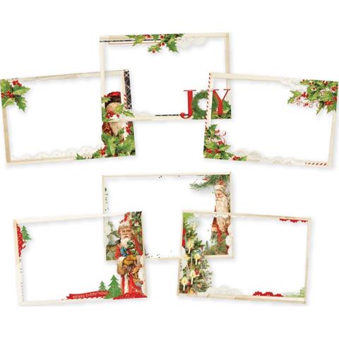 Набор цветных оверлеев Simple Vintage Christmas Transparencies 10х15см  - 6 шт.