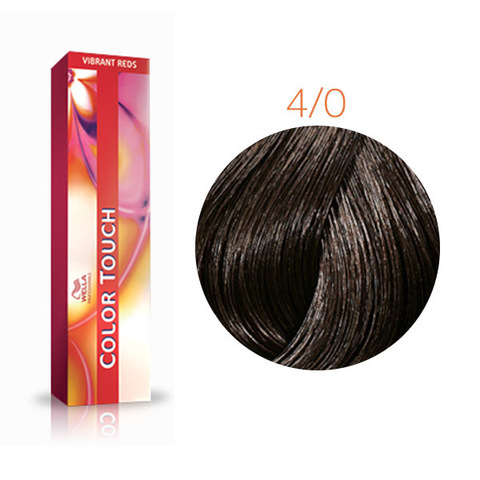 Wella Professional Color Touch Pure Naturals 4/0 (Коричневый) - Тонирующая краска для волос