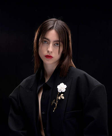 Брошь Rose Stem