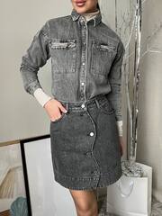 Джинсовая юбка Ganni, s