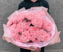 Букет Розовое совершенство из хризантем