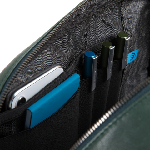 Рюкзак Piquadro Kobe CA4943S105/BLU тёмно-синий натур.кожа