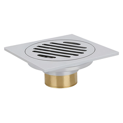 Ganzer Трап прямой 10 х 10 T 001, хром