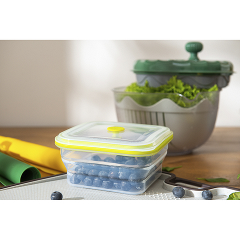 Контейнер для хранения складной 900мл Smart Solutions Silikobox квадратный