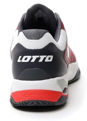Теннисные кроссовки Lotto Mirage 100 Clay - red poppy/all white/asphalt