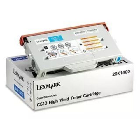 Тонер-картридж для принтеров Lexmark C510 голубой (сyan). Ресурс 6600 стр (20K1400)