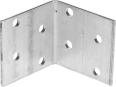 ЗУБР УКР-2.0, 60 x 60 x 60 x 2 мм, цинк, равносторонний крепежный уголок (310206-060-060) (20 штук)