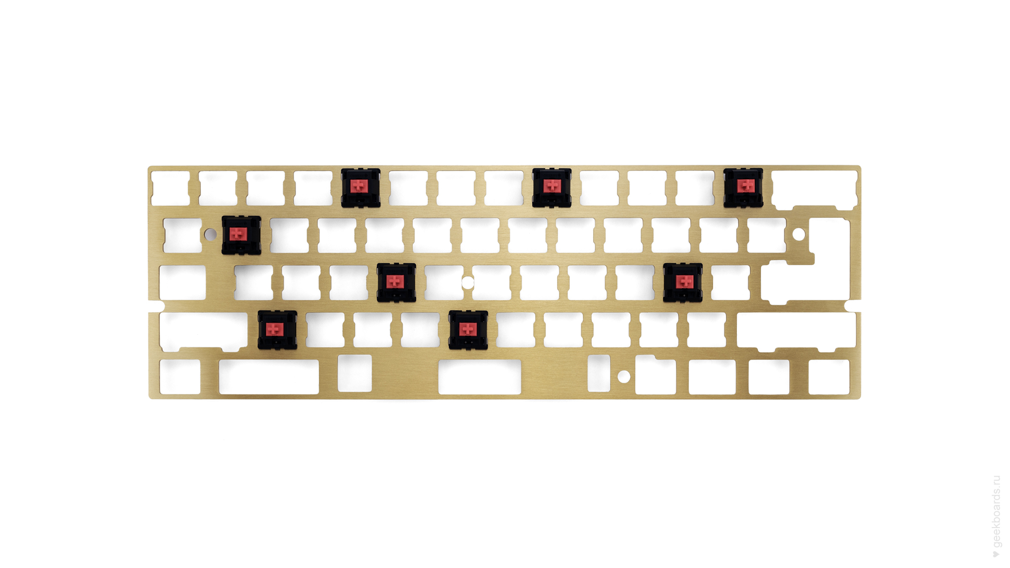 Латунный плейт 60% — купить на сайте профессиональных клавиатур Geekboards