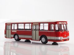 LiAZ-677E red-white Modimio Our Buses #36