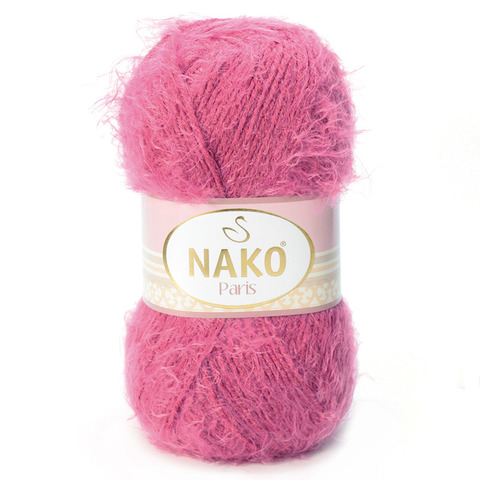 Пряжа Nako Paris 6578 ярко-розовый
