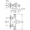 Термостат для ванны Grohe  34576000