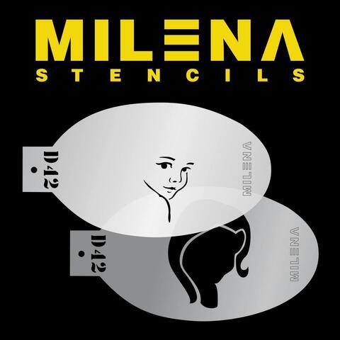Трафарет Milena D42