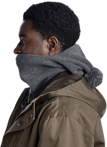 Картинка балаклава Buff Knitted Balaclava Nilan Grey Htr - 5