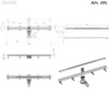 Am.Pm W01SC-S11-100-05BM MasterFlow Трап для душа линейный универс затвор Slim line 100см цвет черн мат