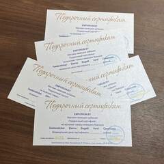 Подарочный сертификат Emporium.by в серебристом конверте, номинальная цена 210 рублей