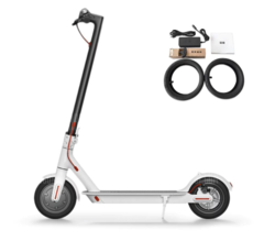 Электросамокат Xiaomi MiJia Smart Electric Scooter M365 (RU + покрышки) белый